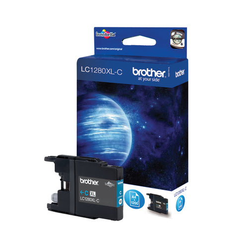 Brother LC1280XLC ink cartridge 1 pc(s) Original High (XL) Yield Cyan Brother LC1280XLC ink cartridge 1 pc(s) Original High (XL) Yield Cyan
